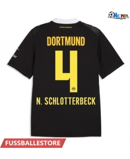 Günstige Borussia Dortmund Nico Schlotterbeck #4 Auswärtstrikot 2026-27 Kurzarm